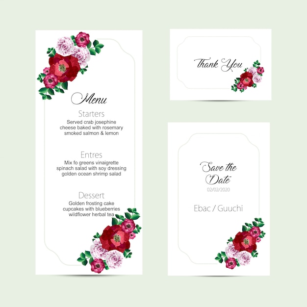 Wedding Invitation Card Template