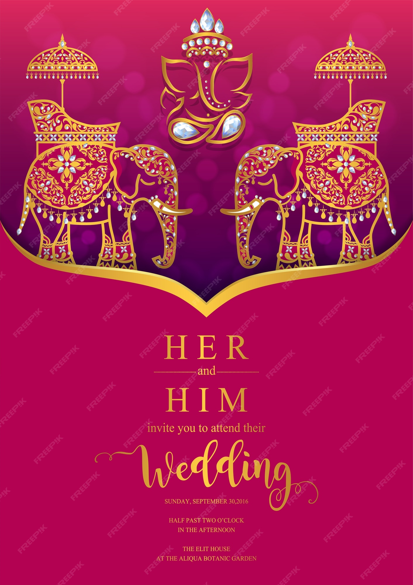 Hindu wedding invitation Vectors & Illustrations for Free Download | Freepik