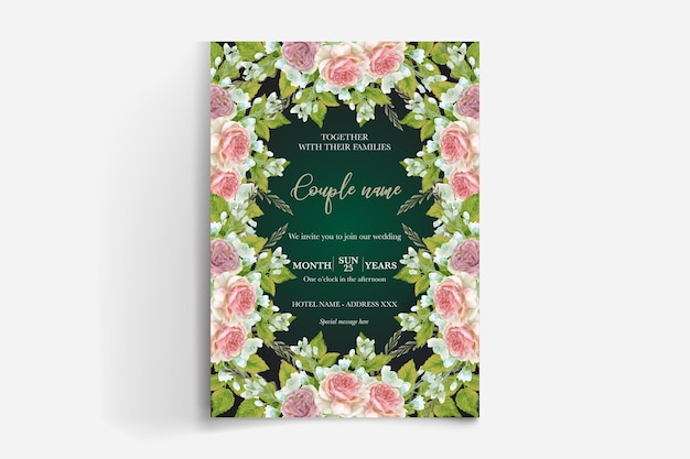 wedding invitation card templates