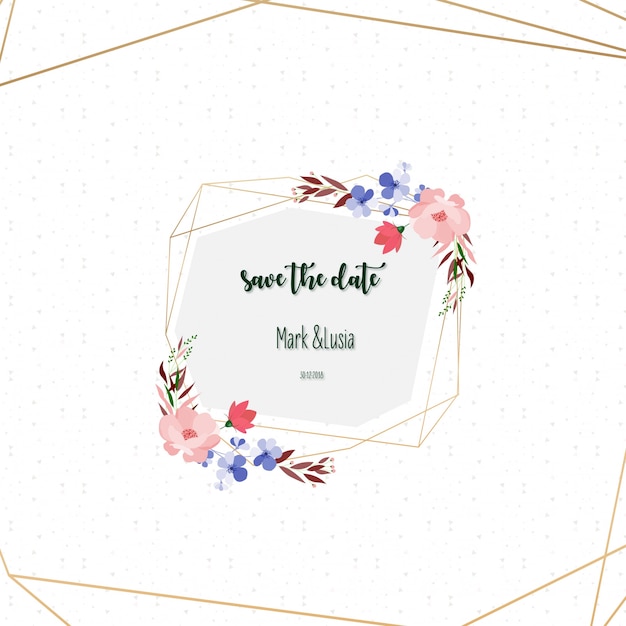 Wedding invitation card