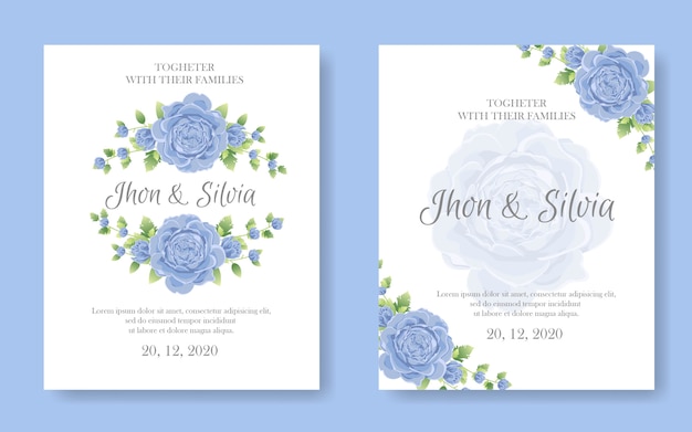 Wedding invitation card