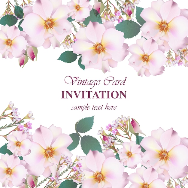 Wedding invitation card