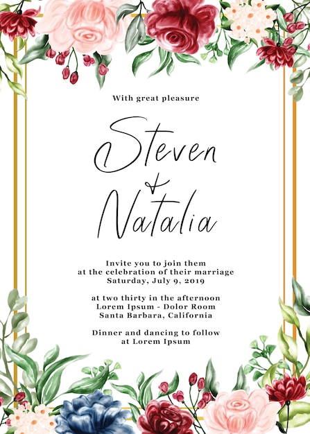 wedding invitation card