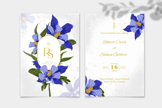 Wedding invitation card