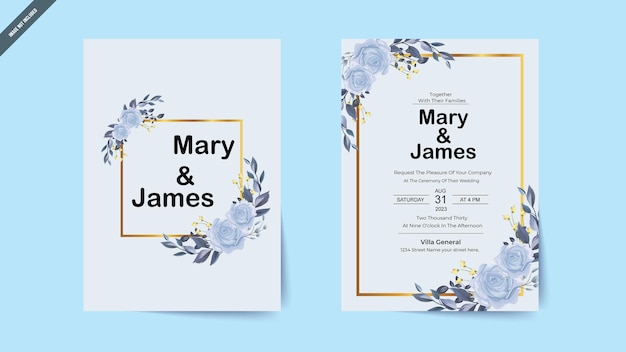 Wedding invitation card