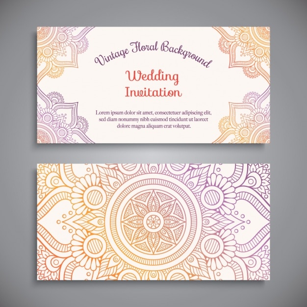 Wedding invitation design