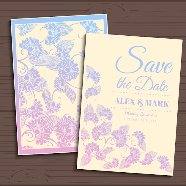 Wedding invitation design