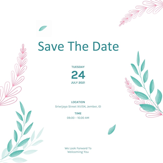 Wedding Invitation MINIMALIST 4