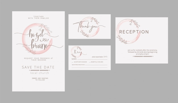 Wedding Invitation, rsvp card