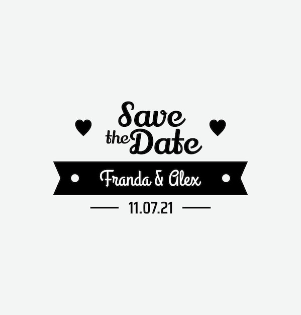 Wedding invitation set vector graphic of save the date, perfect for wedding, invitation, couple, fia