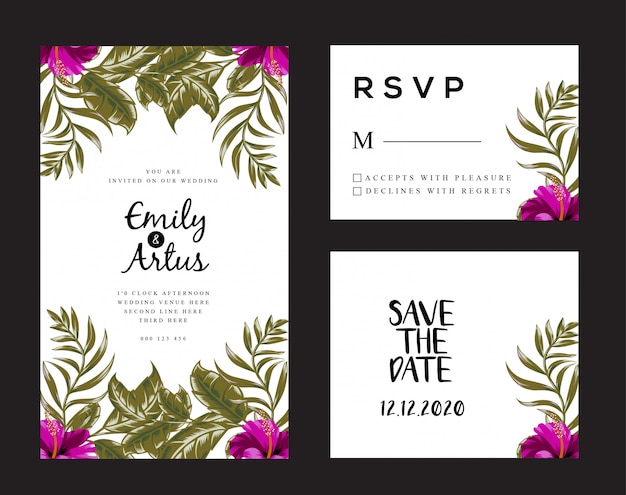 Wedding Invitation Template 