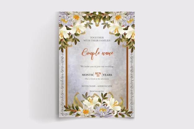 wedding invitation templates