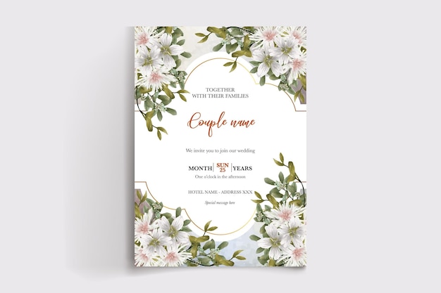 Wedding invitation templates