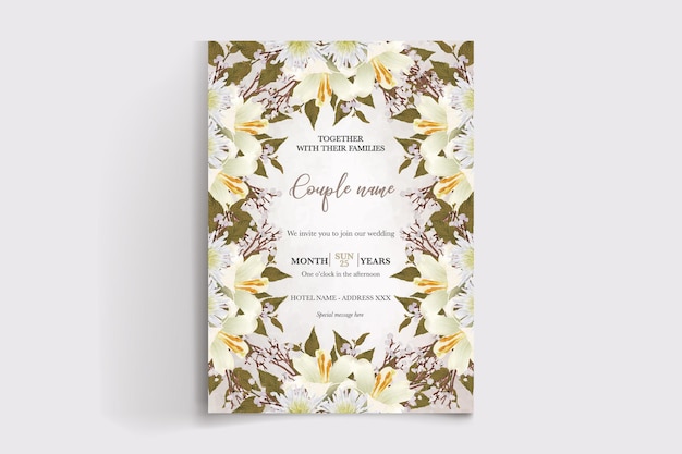 wedding invitation templates