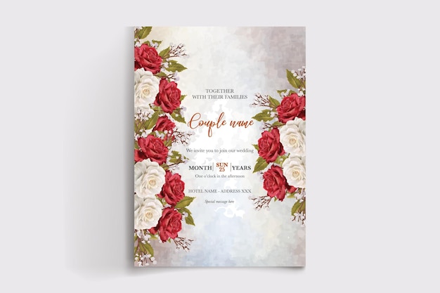 Vector wedding invitation templates