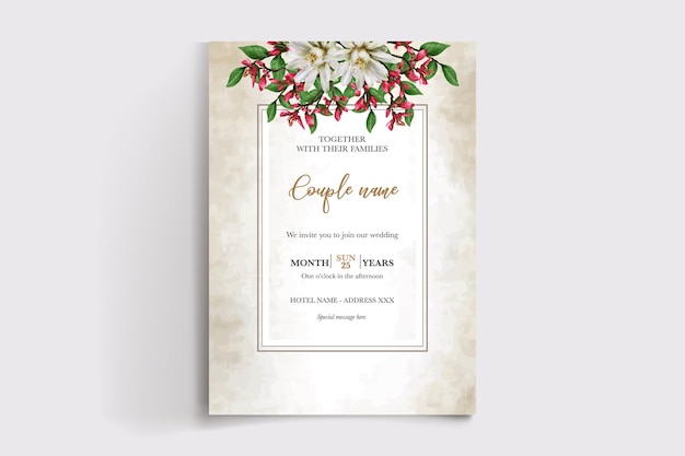 wedding invitation templates