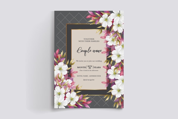 Wedding invitation templates