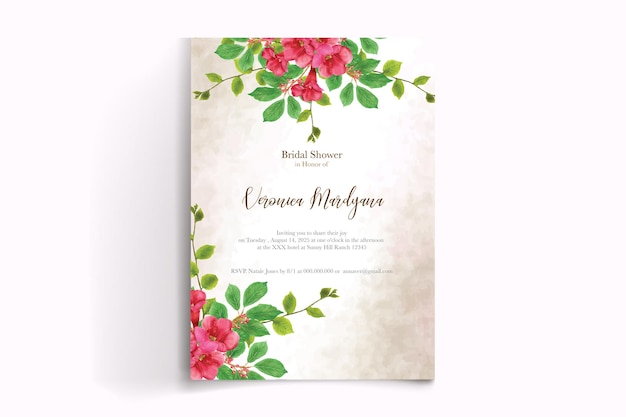 Wedding invitation templates