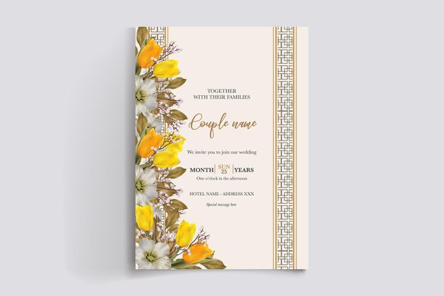 Wedding invitation templates