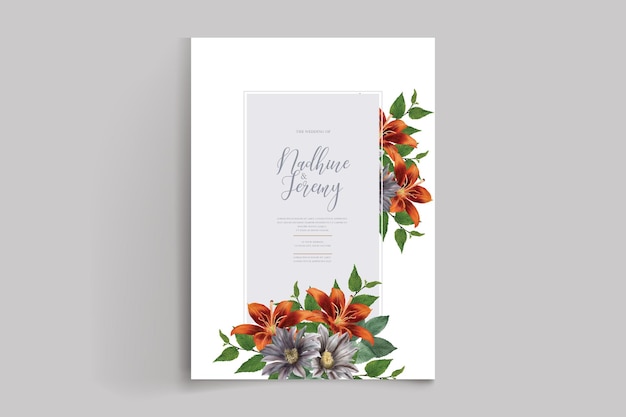 Wedding invitation templates