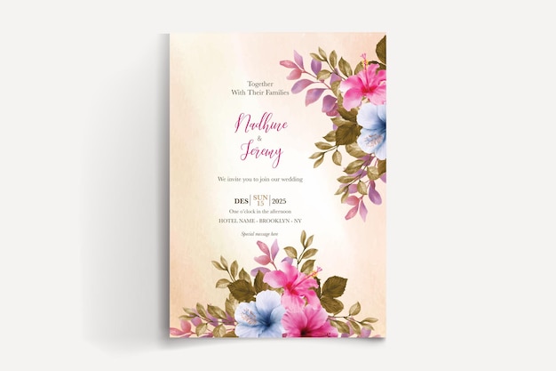 Wedding invitation templates