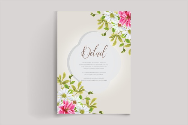 Wedding invitation templates