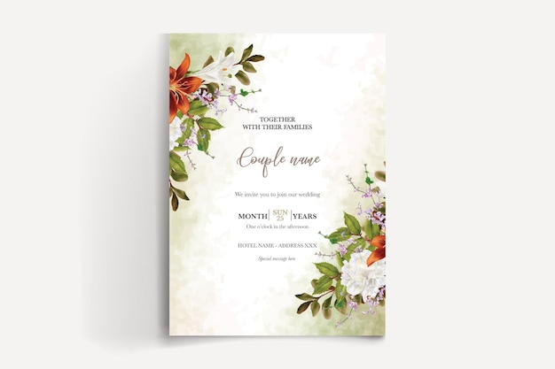 wedding invitation templates