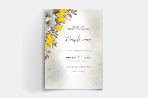 Wedding invitation templates