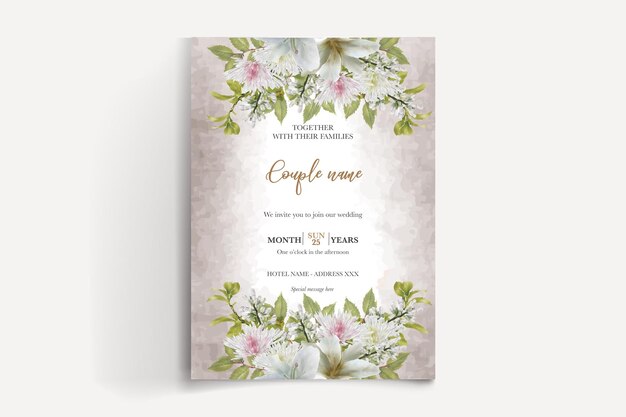 wedding invitation templates