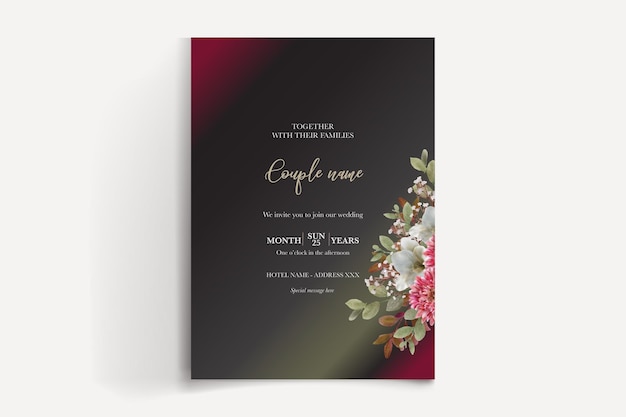 wedding invitation templates