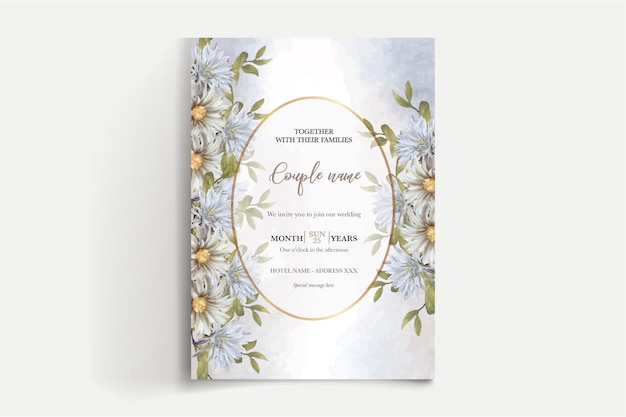 Vector wedding invitation templates