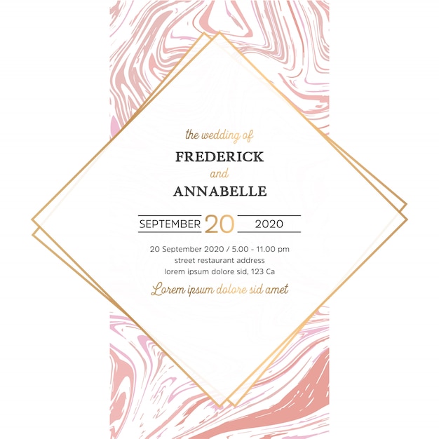 Wedding invitation