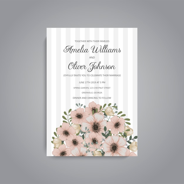 Wedding invitation