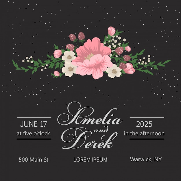 Wedding invitation