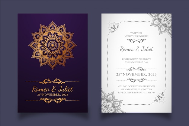 Wedding invitation   