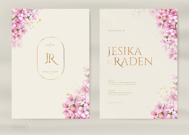 Wedding invitation