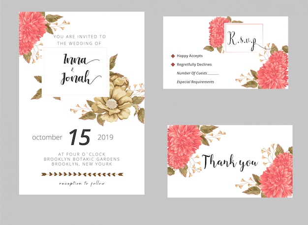 Wedding invitation