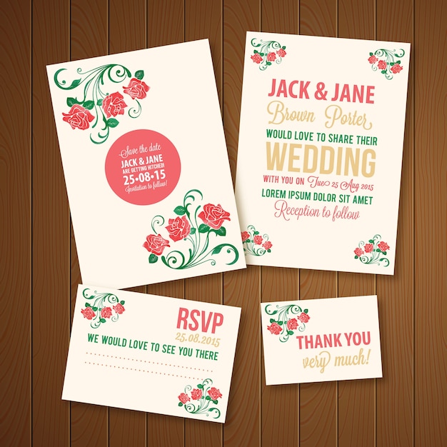 wedding invitations template