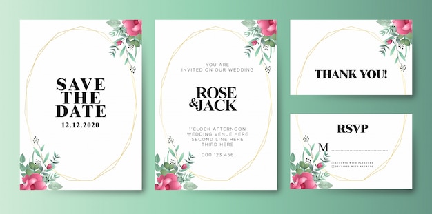 Wedding Invitations Template 