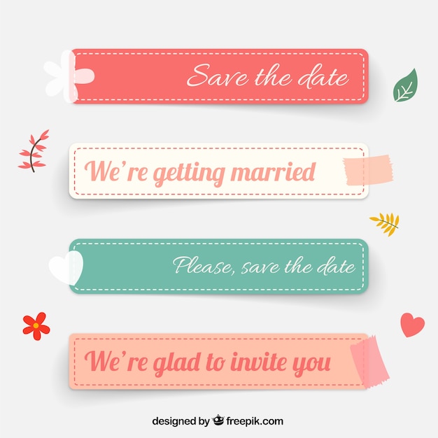 Wedding labels