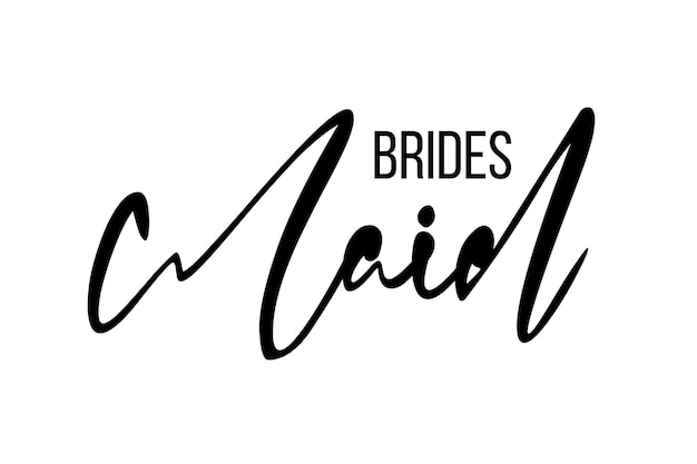 Wedding lettering emblem Modern calligraphy Hand crafted design elements for your wedding