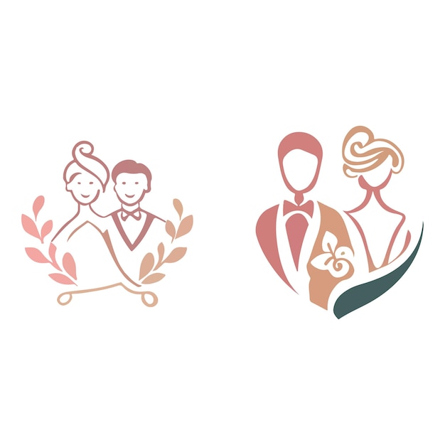 Vector wedding logo5