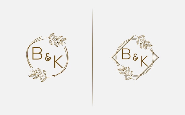 Wedding monogram collection BK