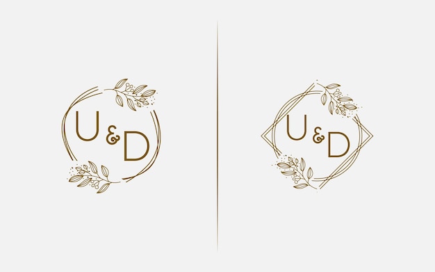 Wedding monogram collection UD