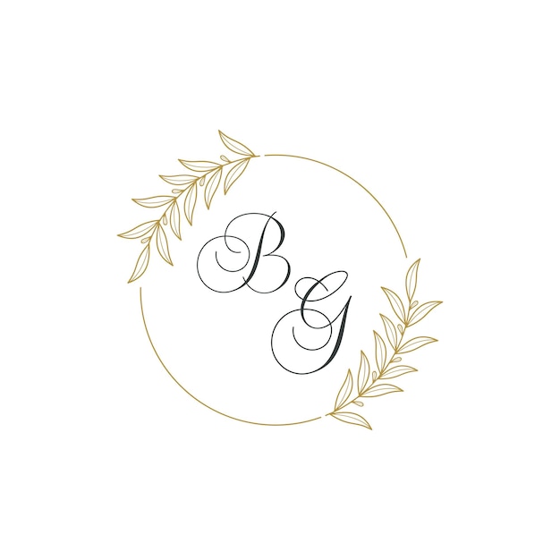 Wedding Monogram Vector