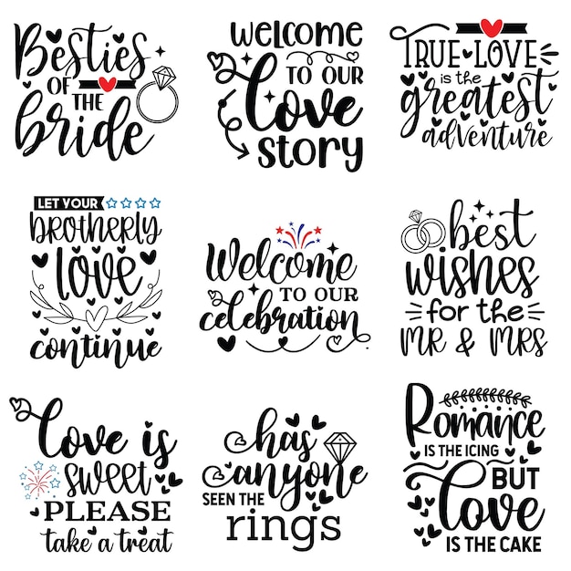 Wedding Quote Svg