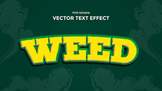 weed text effect