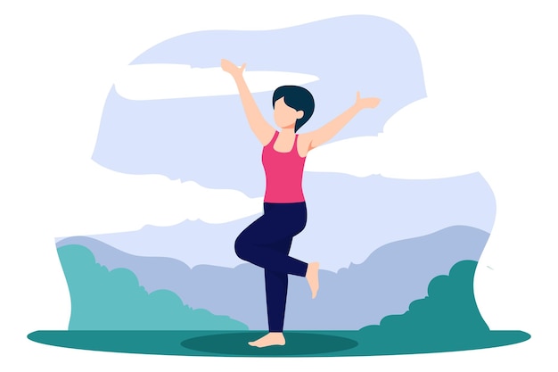 Weekend Activiteit Flat Ontwerp Illustratie