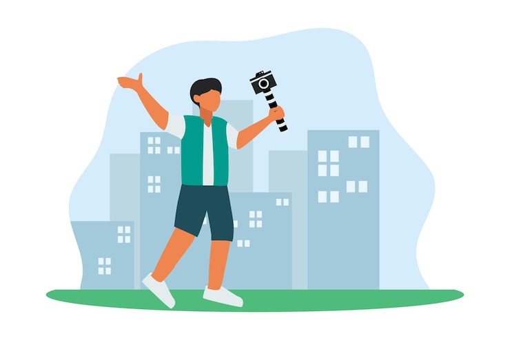 Vector weekend activity flat design illustration