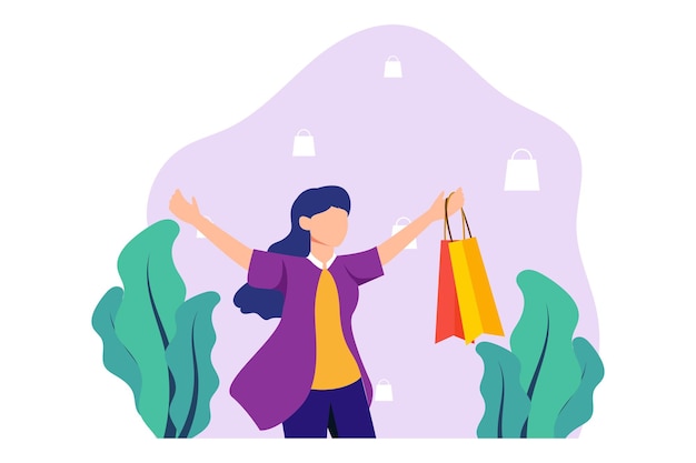 Weekend Activity Flat Design Illustration
